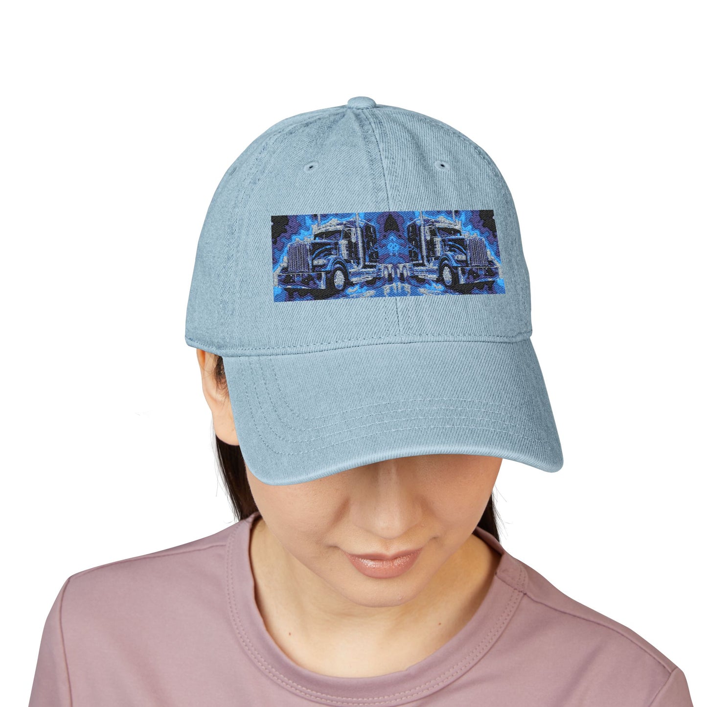 Embroidered Cosmic Truck Dad Hat