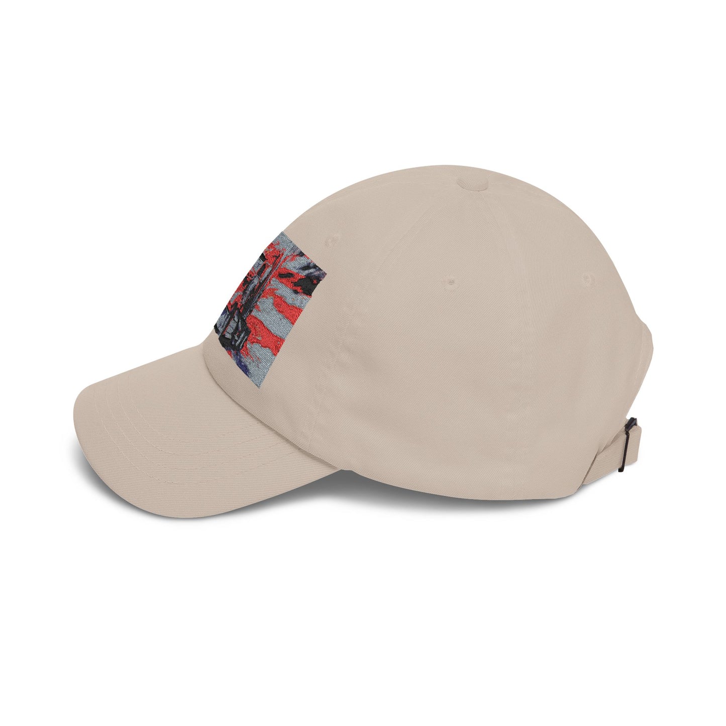 Patriotic Semi Truck Dad Cap — American Flag Trucker Hat for Truckers & USA Pride