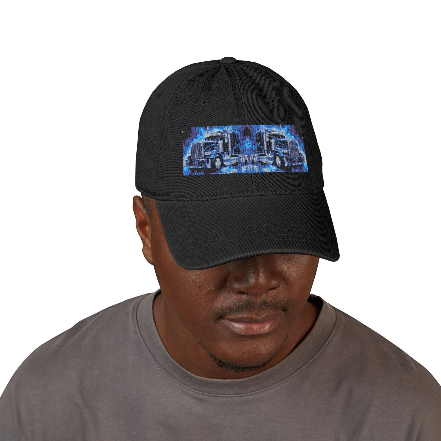 Embroidered Cosmic Truck Dad Hat
