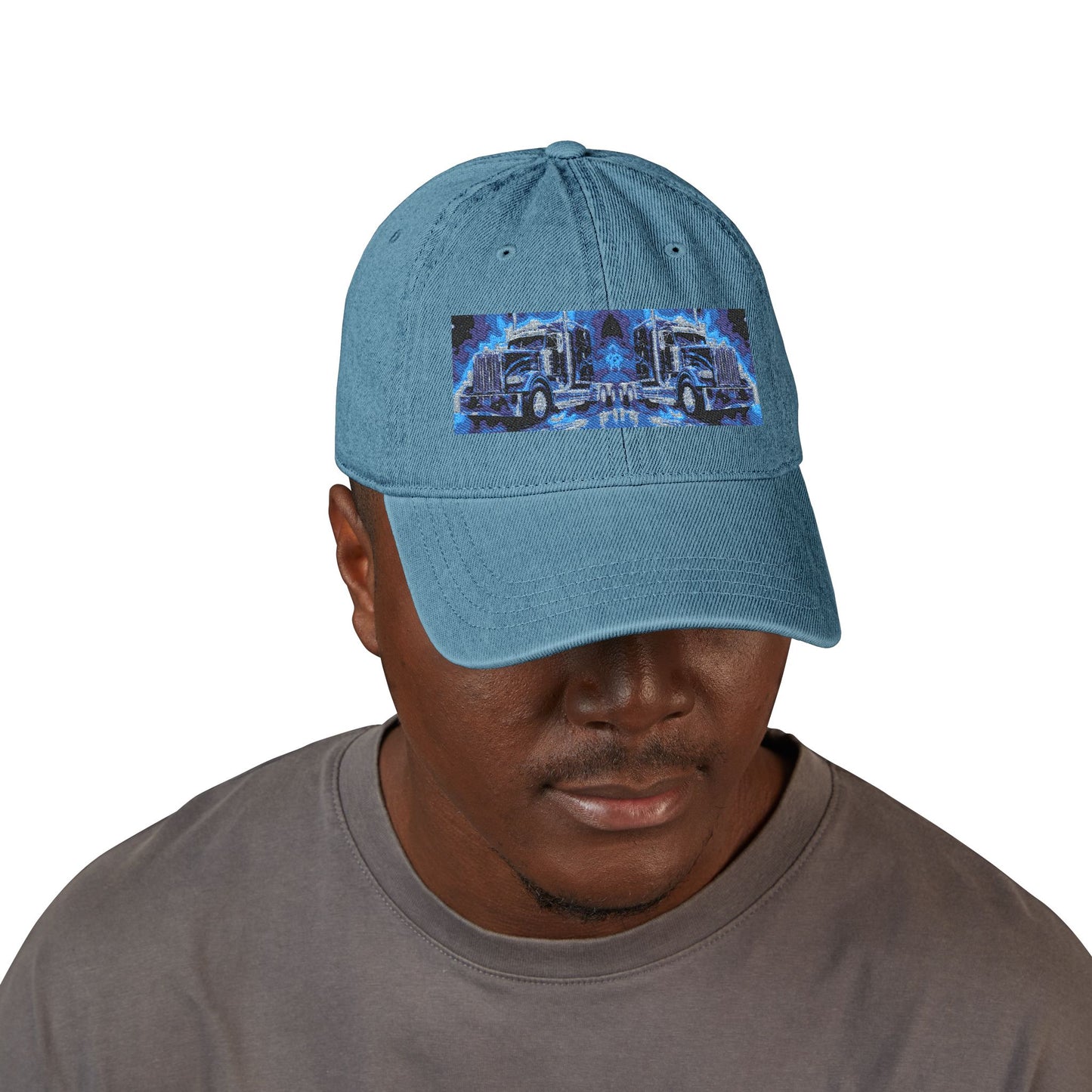 Embroidered Cosmic Truck Dad Hat